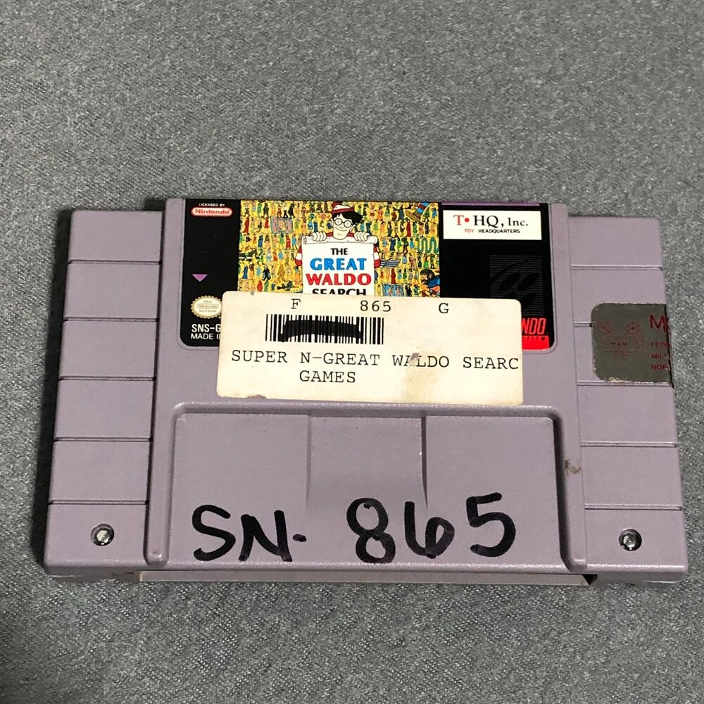 The Great Waldo Search Super Nintendo SNES 1993